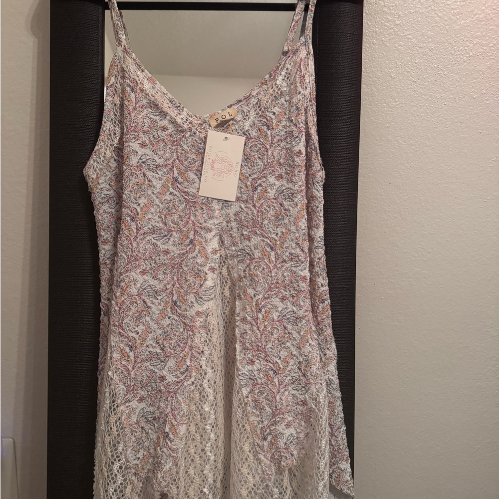 Boho Collective Co. Floral Lace Women’s Top